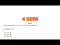 4 Sum - LeetCode