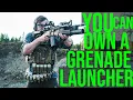 You can own a Grenade Launcher 40mm not a flare launcher