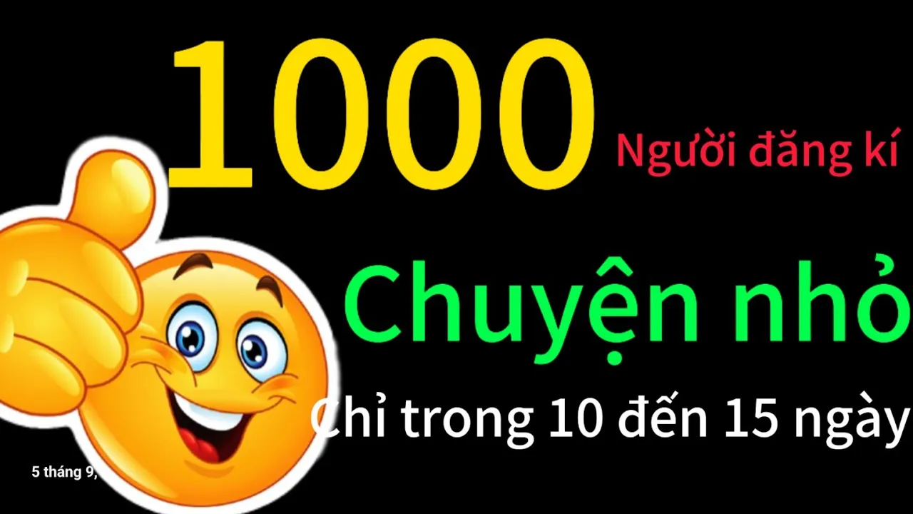 Outline Video Cách kiếm 1000 SUB nhanh chóng hiệu quả nhất 2024