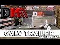 DK2 Trailers 4 5 ft x 7 5 ft Galvanized Multi-Utility Trailer Assembly