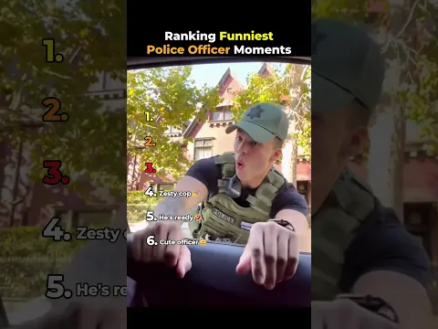 Ranking Funniest Police Officer Moment