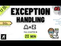 Class 12 Computer Science 083 Exception Handling BOARDS ONE SHOT 2025-26
