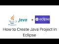 Selenium Training How to Create Java Project in Eclipse - 1