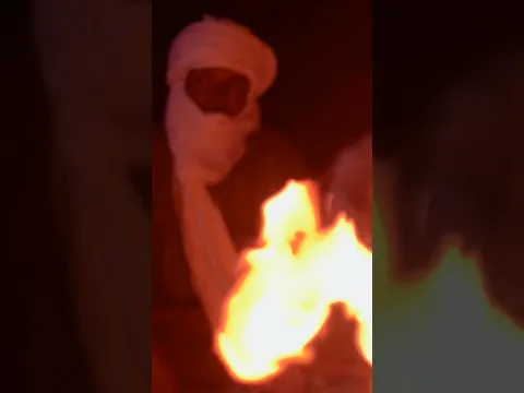 Fire camp in the Hoggar