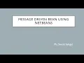 Message Driven Bean using Netbeans Part 4