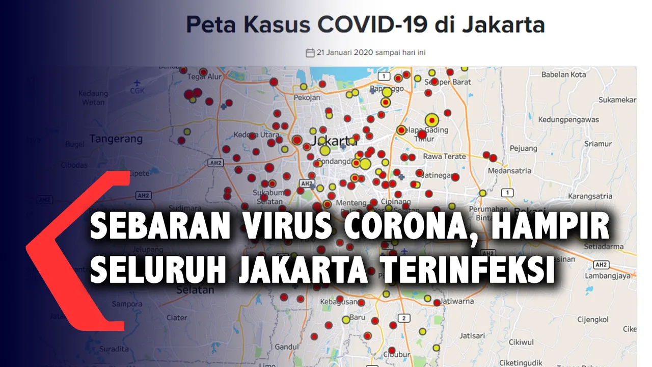 UPDATE TERKINI - Perkembangan Penanganan Kasus Virus Corona di DKI Jakarta. 
