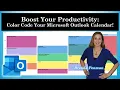 Boost Your Productivity Color Code Your Microsoft Outlook Calendar
