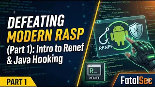 Android RASP Bypass Intro to Renef Java Hooking Part 1