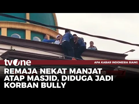 Evakuasi Remaja Dari Atap Masjid, Korban Dibully Kakak Kelas