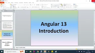 Learn Anguler 13 Introduction