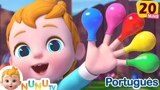 Colorful Fingers Family | Música Infantil | O Bebê NuNu do Coração
