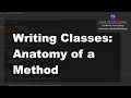 Java 1 Online 4 07 Writing Classes Anatomy of a Method