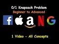 KnapSack Problem - Zero to Hero All concepts in 1 Beginner to Advanced level Up