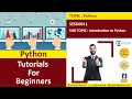 Power BI Tutorials For Beginners Python Session 1 - Introduction to Python