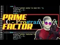 Prime Factor In C Program