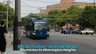 Bx36 LIMITED Bus Full Ride Soundview to Washington Heights