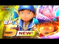 EP05 - Boboiboy Galaxy Baraju | Kemunculan Robot Penguasa Asal Elemental Nova \u0026 Blidzard