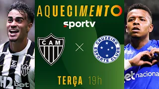 ATLÉTICO-MG X CRUZEIRO | AQUECIMENTO AO VIVO | COPA DO BRASIL 2026 | #live | sportv