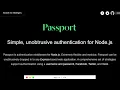 Node js PassportJS Local strategy Session and JWT Example code