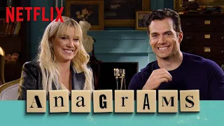 millie bobby brown u0026 henry cavill play anagrams enola holmes 2 netflix