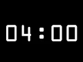 4 Minute Timer with Alarm Count Up Stopwatch