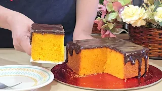 BOLO DE CENOURA SEM TRIGO! MUITO FÁCIL QUALQUER UM CONSEGUE FAZER