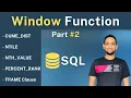 SQL Window Function How to write SQL Query using Frame Clause CUME - DIST SQL Queries Tutorial
