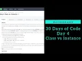 Class vs Instance HackerRank Day 04 Python