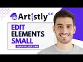 How To Edit Small Elements In Artistly AI Step-by-step