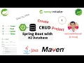 Spring Boot Project for Beginners P-1 Spring Boot MySQL JPA Hibernate Restful CRUD API Example