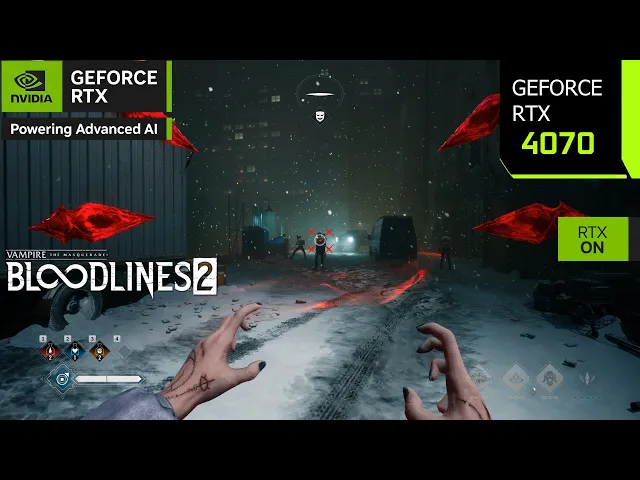 Vampire The Masquerade: Bloodlines 2 | RTX 4070 4K, 1440p, 1080p DLSS 4 FG | PC Performance