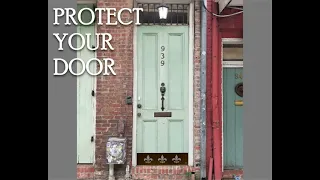 Custom Door Kick Plates from DeckTheDoorDecor com
