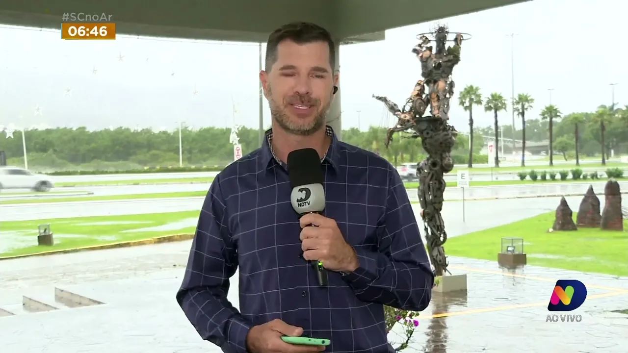 Alerta para deslizamentos, enxurradas e inundações em SC