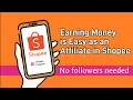 How to earn as an Affiliate in Shopee.