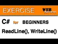 C Console readline writeline - string