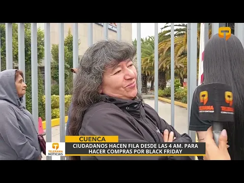 Ciudadanos hacen fila desde las 4 am. para hacer compras por Black Friday