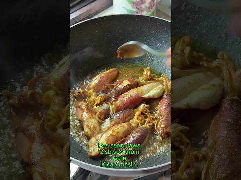 Sotong Goreng Kicap Simple & Sedap