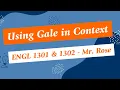Using Gale in Context Opposing Viewpoints