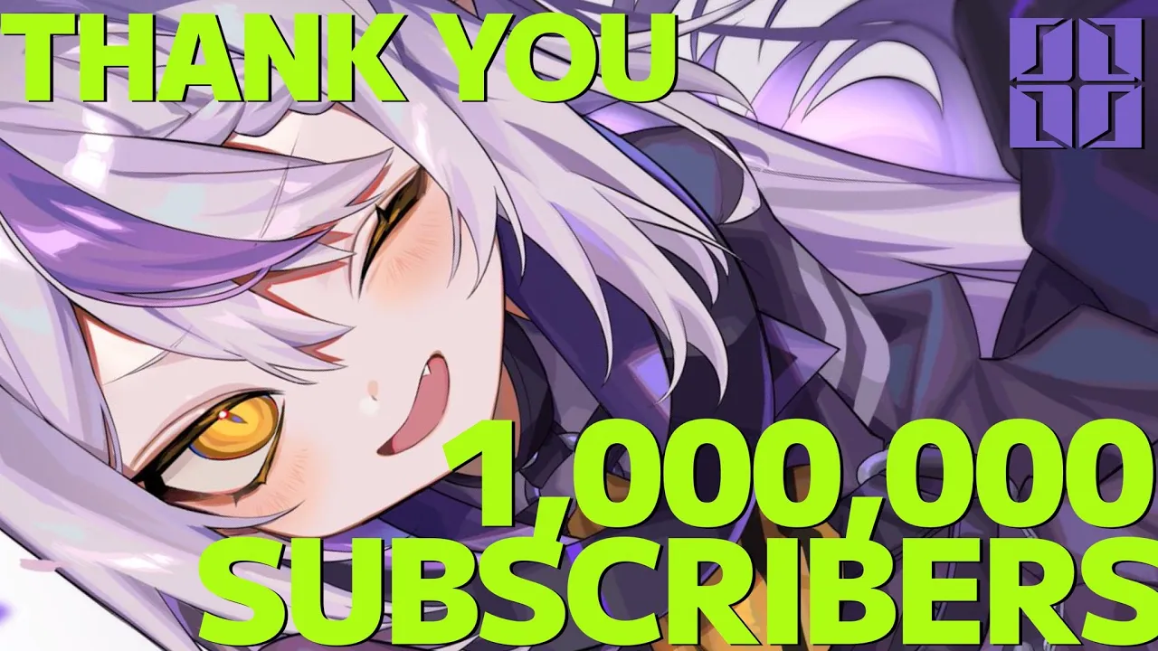 チャンネル登録者様1,000,000人感謝！喉が回復したら企画リベンジします！