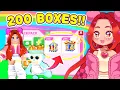 I OPENED 200 CAPUCHIN MONKEY BOXES to Get a NEON ALBINO MONKEY in Roblox Adopt Me