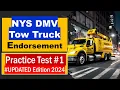 NYS Tow Truck Endorsement Practice Test 2024 - NYDMV Questions Answers min