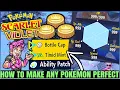 How to Make ANY Pokemon PERFECT - Hyper Training Bottlecaps Mints Guide