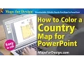 How to Color a World Country Map for Making a Sales Presentation Map Egypt
