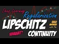 Quiz Regularization in Deep Learning Lipschitz continuity Gradient regularization