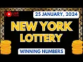 New York Evening Lottery Results For - 25 Jan 2024
