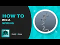 How to rig a spring in Maya 2 simple ways