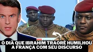 QUANDO IBRAHIM TRAORÉ FEZ O MUNDO TREMER DE MEDO COM O SEU DISCURSO