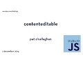 contenteditable - Pat O Callaghan
