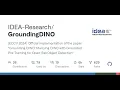 GitHub - IDEA- implementation of the paper Grounding DINO Marry
