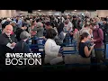 People returning to Logan Airport say they waited in hours-long TSA lines at other airports
